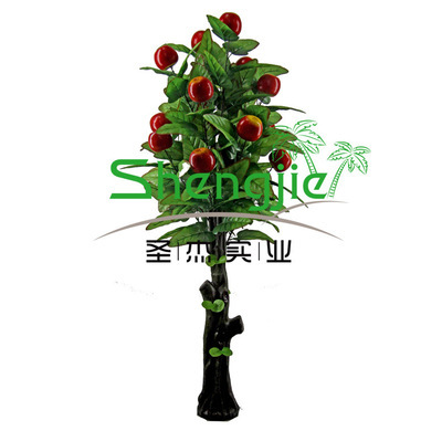 【仿真果樹 假植物廠家 仿真樹批發(fā) 人造仿真樹工廠 園林景觀樹造景】價格,廠家,圖片,人造仿真植物,廣州市圣杰園林景觀設(shè)計-